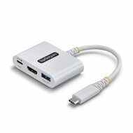 Startech - USB-C - HDMI többportos adapter 140 W-os PD töltéssel, 4K 60Hz HDMI, USB 5 Gbps - 168W-USBC-MULTIPORT