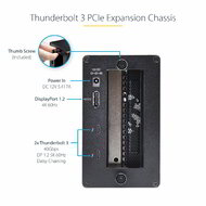 Startech - Thunderbolt 3 PCIe bővítőház, külső ház egy PCI Express slottal - TB31PCIEX16