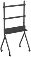 Gembird - TV-állvány, 139 cm - 204 cm, fekete - TVS-86F-02
