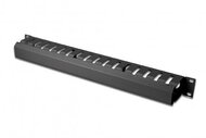 DIGITUS - kábelrendező panel levehető fedéllel 483 mm-es (19") szekrényekhez, 1U - DN-97617