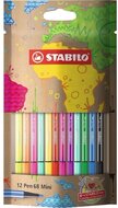 Stabilo mySTABILOdesign Pen 86 Mini 12db-os vegyes színű rostirón készlet