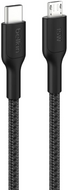 BELKIN - BoostCharge Pro Fonott USB-C - Micro-USB kábel, 1 m, fekete - CAB026HQ1MBK