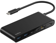 BELKIN - CONNECT 8 portos USB-C hub 2,5 Gb-os Ethernet porttal - INC024HQBK