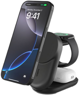 Belkin - UltraCharge Összecsukható, mágneses 3 az 1-ben töltőállomás Qi2 25W-tal - WIZ037KQBK