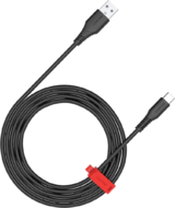 CANYON - USB-C - USB-A kábel AC18SC (szilikon, tápellátást támogató, 1,2 m) - CNS-AC18SC12B