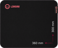 Lorgar - Main 323 Fekete/piros egérpad - LRG-GMP323