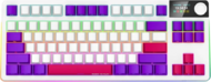 LORGAR - Pro KBP70TKLW (US LAYOUT) - TOXIC PURPLE SWITCH - WHITE - LRG-KBP70TKLW-WH-US
