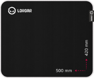 Lorgar - Legacer 755 Fekete/lila egérpad - LRG-CMP755