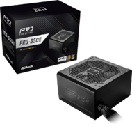 ASRock - ATX desktop tápegység 650W 80+ Gold BOX - PRO-650G