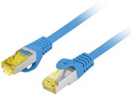 Lanberg Patch kábel CAT.6a S/FTP LSZH 0,5 m kék - PCF6A-10CU-0050-B