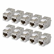 Startech - 10 db-os RJ45 Ethernet Keystone csatlakozó - C6AKEYTLSTP18010PK