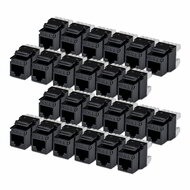 Startech - 24 db-os RJ45 Ethernet Keystone Jack - C6KEY110180BK24PK