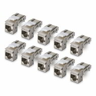 Startech - 10 db-os RJ45 Ethernet Keystone csatlakozó - C6AKEYTLSTP9010PK