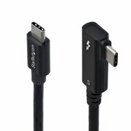 Startech - 80 cm derékszögű Thunderbolt 5 kábel, 80 Gbps/Akár 120 Gbps, 240 W PD, 8K 60Hz - TBLT5MM80CM240WRA
