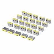 Startech - USB-A portblokkoló csere dugók, 25 darabos pót reteszelő betét - 25P-USB-A-BLOCKER