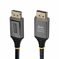 Startech - 2 m-es DisplayPort 2.1 kábel, VESA tanúsítvánnyal rendelkező DP80 DisplayPort kábel - DP21V-2M-DP80-CABLE