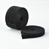 Startech - 4 darabos csomag, 4,6 m hosszú, 12,7 mm széles, fekete, vágható és újrafelhasználható kábelkötegelők, textil tépőzáras szalag - HKLP15054PK