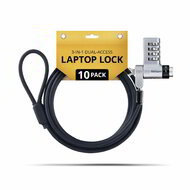 Startech - 10 darabos 3 az 1-ben laptop biztonsági zár - UDUOKA10-LAPTOP-LOCK