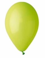 Léggömb, 26 cm, limezöld, (10 db)