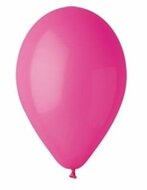 Léggömb, 26 cm, fuxia, (10 db)