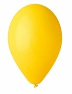 Léggömb, 26 cm, citromsárga, (10 db)