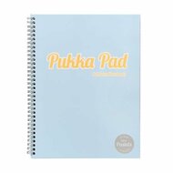 Spirálfüzet, A4, vonalas, 100 lap, PUKKA PAD "Pastel Jotta Pad", vegyes szín