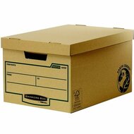 Archiválókonténer, karton, nagy, "BANKERS BOX® EARTH SERIES by FELLOWES®", (10 db)