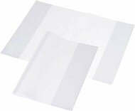 Füzet- és könyvborító, A4, PP, 90 mikron, fényes felület, PANTA PLAST, víztiszta, (10 db)