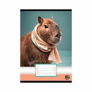 Füzet, tűzött, A5, vonalas, 32 lap, 3. osztály, OPTISCHOOL, "12-32", "Capybara"
