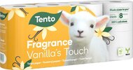 Toalettpapír, 3 rétegű, kistekercses, 8 tekercs, TENTO "Vanilla's Touch", fehér, (8 tek)