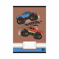 Füzet, tűzött, A5, vonalas, 32 lap, 1. osztály, OPTISCHOOL, "14-32", "Truck"