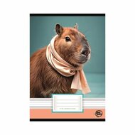 Füzet, tűzött, A5, vonalas, 32 lap, 1. osztály, OPTISCHOOL, "14-32", "Capybara"