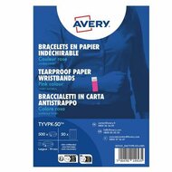 Karszalag, szakadásbiztos, 265x19 mm, AVERY ZWECKFORM "Tyvek", rózsaszín, (500 db)