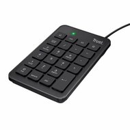 TRUST - Xalas Numerikus billentyűzet, USB, fekete - 22221