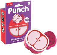 Súrolószivacs, multifunkciós, VILEDA "Punch Scrub 'n' Wipe", alma
