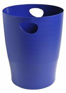 Papírkosár, 15 liter, PP, EXACOMPTA "Ecobin", sötétkék