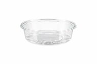 Műanyag öntetes tál, 50 ml, 75 mm átmérő, 100 db, víztiszta, (100 db)