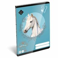 Füzet, tűzött, A5, kockás, 32 lap LIZZYSULI, "Wild Beauty, Sport Club","27-32"