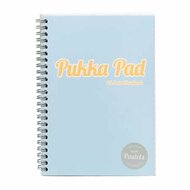 Spirálfüzet, A5, vonalas, 100 lap, PUKKA PAD "Pastel Jotta Pad", vegyes szín