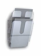 Prospektustartó, fali, álló, A4, DURABLE "FLEXIPLUS 2", áttetsző, (2 db)