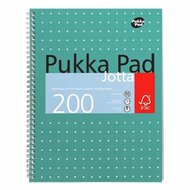 Spirálfüzet, A4+, vonalas, 100 lap, PUKKA PAD, "Metallic Jotta"
