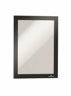 Infokeret, A5, öntapadó háttal, mágneses előlappal, DURABLE "DURAFRAME", ezüst-fekete, (2 db)