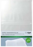 Étlaptartó betét, A5, SIGEL, áttetsző, (10 db)