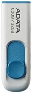 ADATA - Pendrive, 32GB, USB 2.0, "C008", fehér