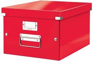 Doboz, A4 méret, LEITZ "Click&Store", piros