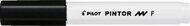 Dekormarker, 1 mm, PILOT "Pintor F", fekete
