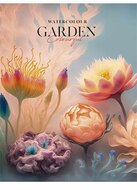 Füzet, tűzött, A5, kockás, 80 lap, SHKOLYARYK "Watercolour Garden", vegyes
