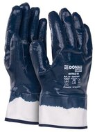 Szerelőkesztyű, nitril, DONAU "Safety 03", 11/XXL méret, sötétkék, (12 pár)