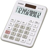 Számológép, asztali, 12 számjegy, CASIO "MX 12WE", fehér