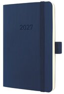 Naptár, A6, heti, 2027, puha borító, SIGEL "Conceptum", éjkék